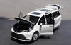Original factory 1:18 GAC Toyota Senna MPV TOYOTO SIENNA diecast commercial vehicle white/blue/green alloy car model
