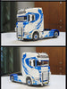 1:64 GCD Scania S730 heavy truck tractor model alloy engineering truck model for goft, toys