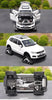 Classic KYOSHO GCD 1:18 vw Touareg modified snowmobile diecast alloy car model for collection, gift