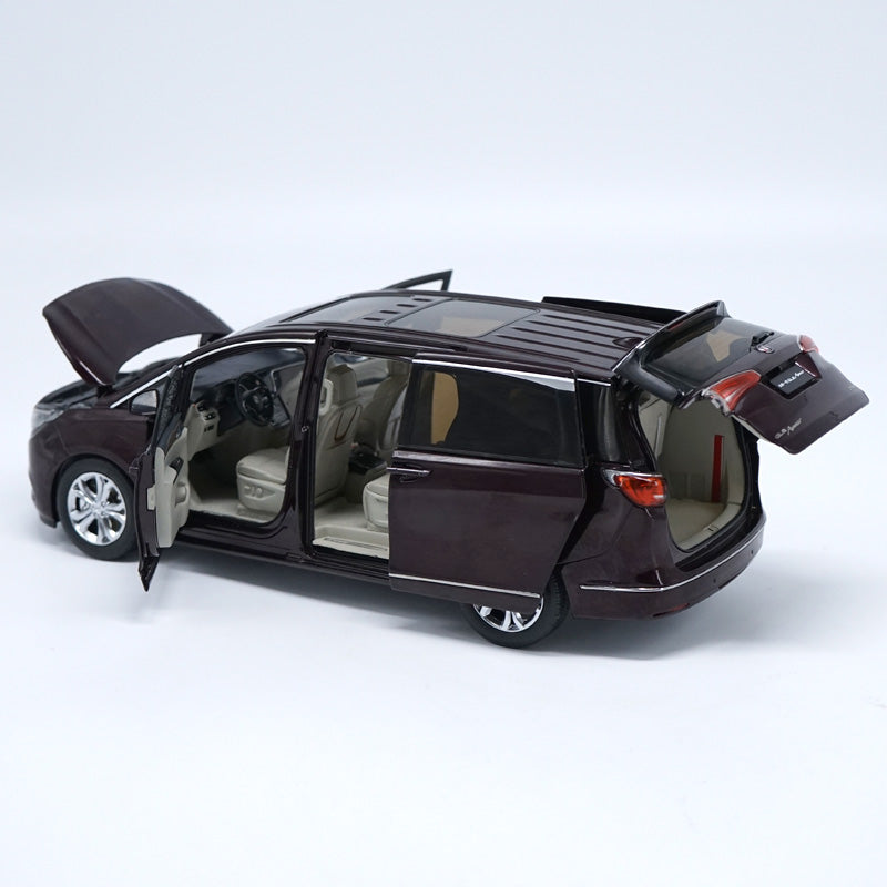 1:18 GMC Buick GL8 Business Concept Car Diecast Mpv Car Model Black