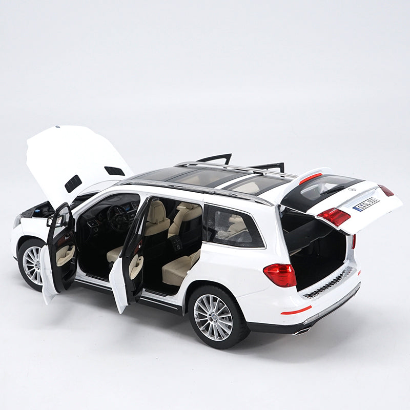 1/18 Daimler Mercedes-benz Gls 500 Diecast Model Car Suv White