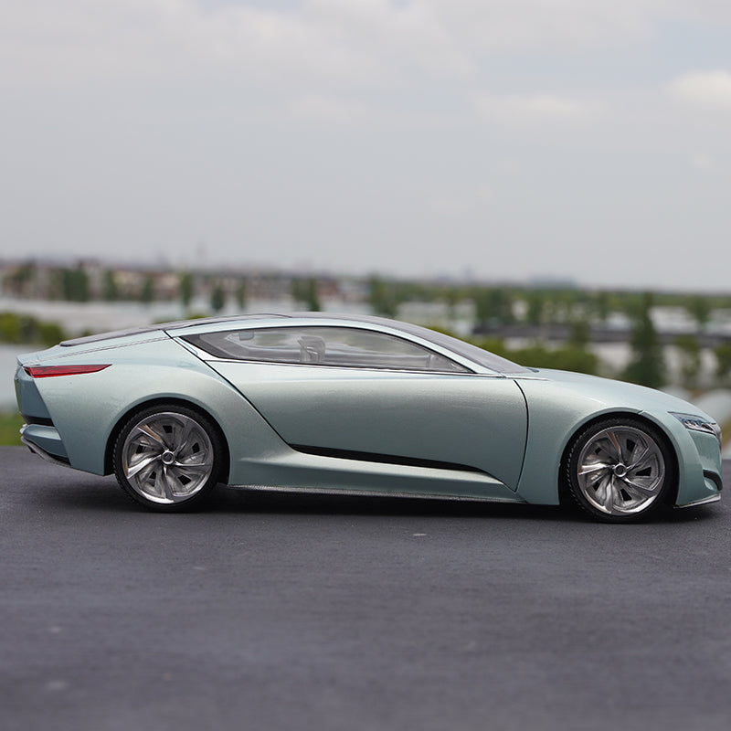 Original factory 1:18 Shanghai Gm BUICK RIVIERA future concept diecast car model for gift, toys
