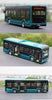 Original factory 1:38 Xiamen Golden Dragon XMQ6105G new launch diecast alloy bus model for gift, collection