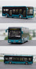 Original factory 1:38 Xiamen Golden Dragon XMQ6105G new launch diecast alloy bus model for gift, collection