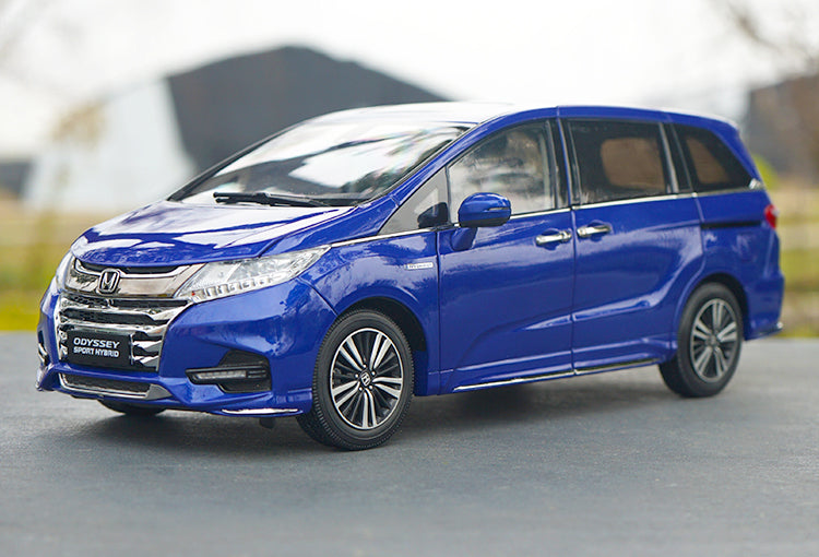 Original factory high quality 1:18 GAC Honda ODYSSEY Sport hybrid version 2019 diecast scale car model for gift, collection