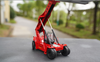 Original factory 1:50 Hangcha 45-31CN Diecast container crane model, alloy port engineering machinery truck miniature model for gift, toys