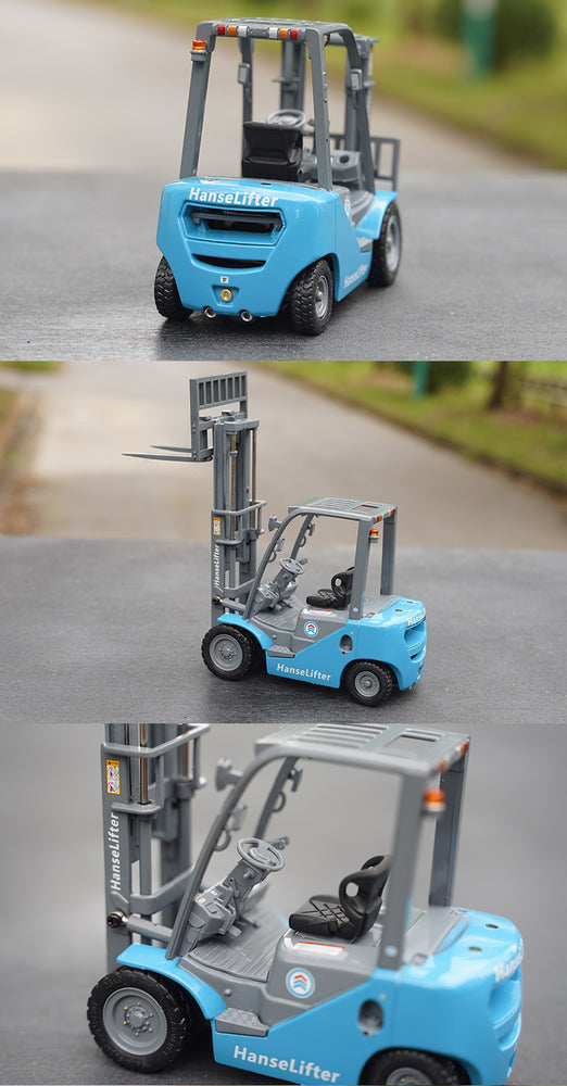 Original factory 1:25 German Hanse Lifter DIECAST engineering truck model alloy forklift truck model for gift, toy