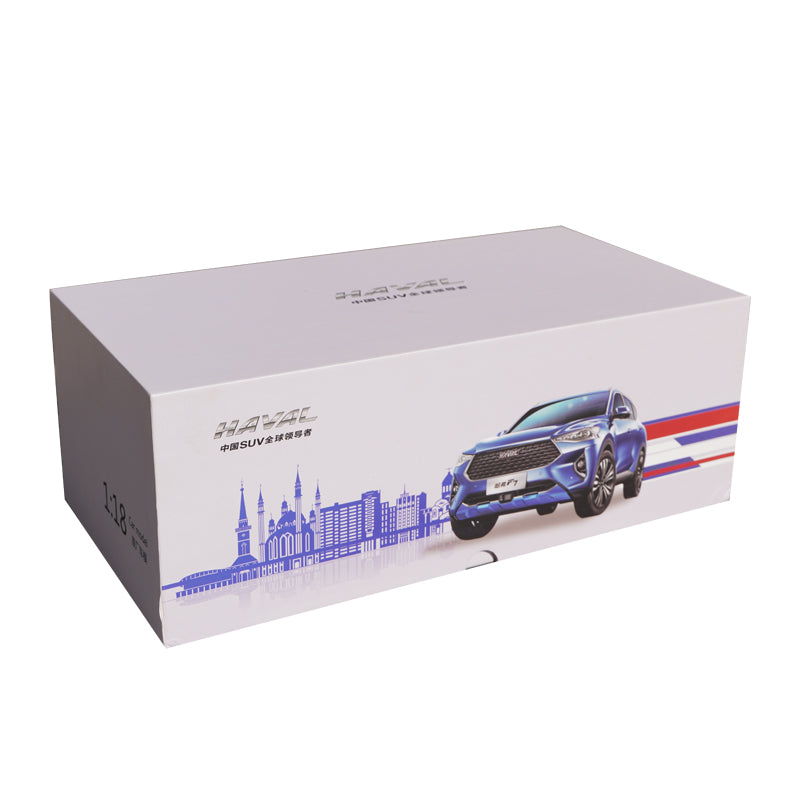Original factory 1:18 Great wall Haval F7 Diecast SUV car model for gift, collection