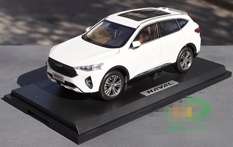 Original factory 1:18 Great wall Haval F7 Diecast SUV car model for gift, collection