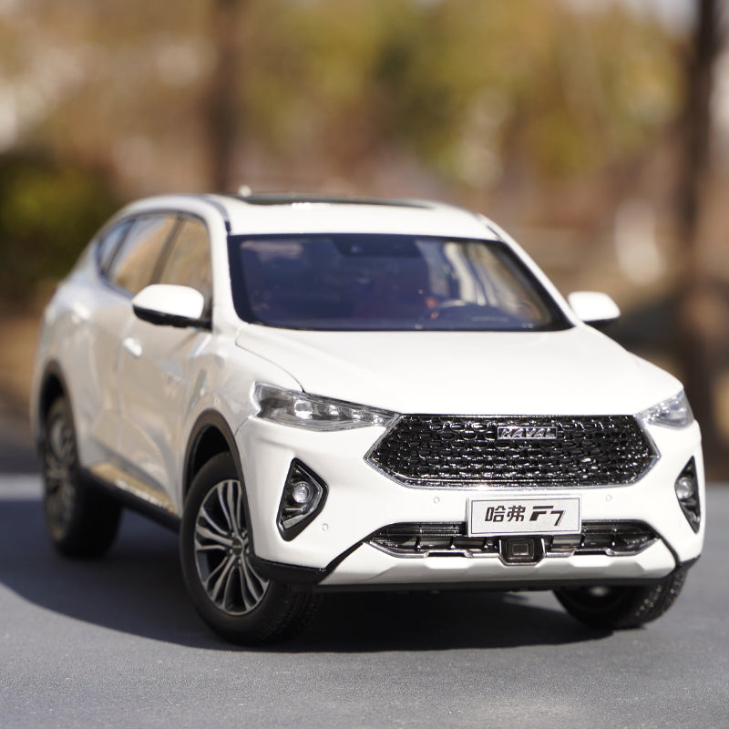 Original factory 1:18 Great wall Haval F7 Diecast SUV car model for gift, collection