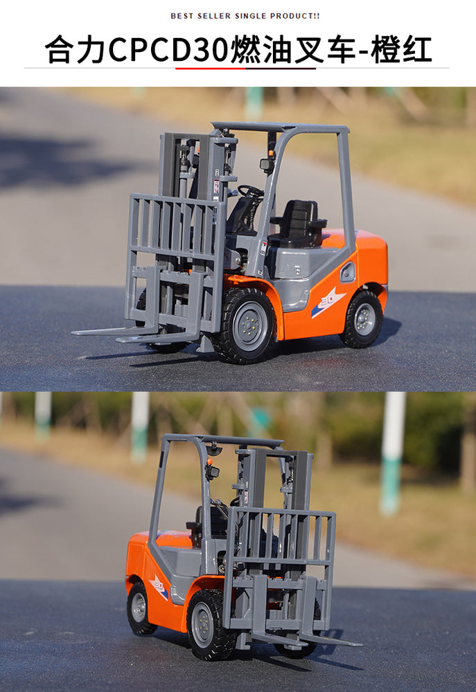 Original factory 1:25 Heli CPCD30 diecast forklift truck models alloy construction machinery CHL forlift miniature