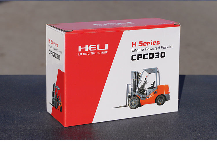 Original factory 1:25 Heli CPCD30 diecast forklift truck models alloy construction machinery CHL forlift miniature