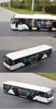 Original factory 1:42 Chinese Hengtian Lingrui automobile intelligent diecast electric bus airport ferry bus model for gift