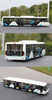 Original factory 1:42 Chinese Hengtian Lingrui automobile intelligent diecast electric bus airport ferry bus model for gift