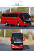 Original factory 1:42 Suzhou Jinlong Higer KLQ6127BAE51 Diecast scale bus model alloy highway bus toy model
