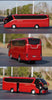 Original factory 1:42 Suzhou Jinlong Higer KLQ6127BAE51 Diecast scale bus model alloy highway bus toy model