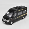 1:24 Higher pure electric commercial vehicles van die cast model with small gift