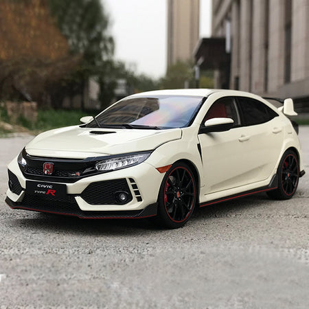 High Quality 1/18 Honda Civic TYPE R FK8 2017 Japanese sports car alloy car model with small gift