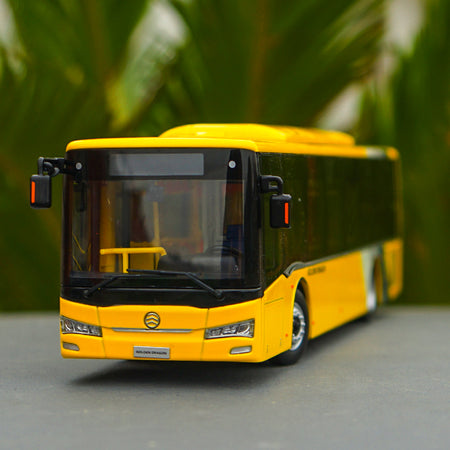 Rare authentic 1:43 Diecast Golden dragon diecast city bus model for gift, collection