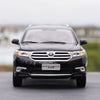 Original factory White/Black 1:18 GAC Toyota Highland 2012 diecast car model for gift, collection
