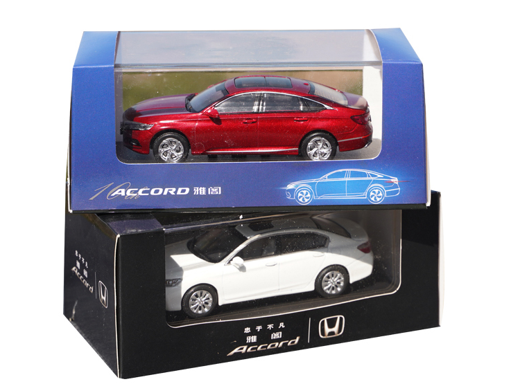 Original 1:43 GAC 9th 10th generation Honda Accord diecast alloy car model for toys, gift