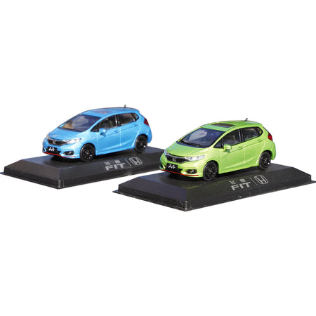 Original factory Green/Blue 1:43 GAC Honda Fit 2018 Diecast alloy car model for collection, toys, gift