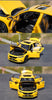 Original factory 1:18 Honda Grid INTEGRA 2022 yellow diecast car model for gift, toys