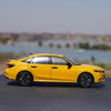 Original factory 1:18 Honda Grid INTEGRA 2022 yellow diecast car model for gift, toys