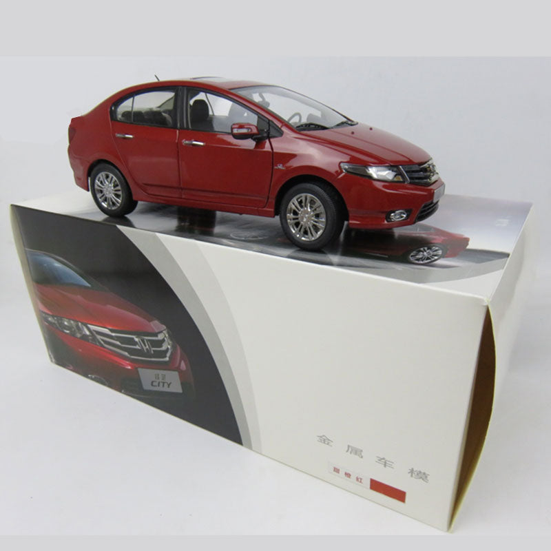 Original factory collectible 1:18 HONDA CITY diecast scale car model for gift, collection