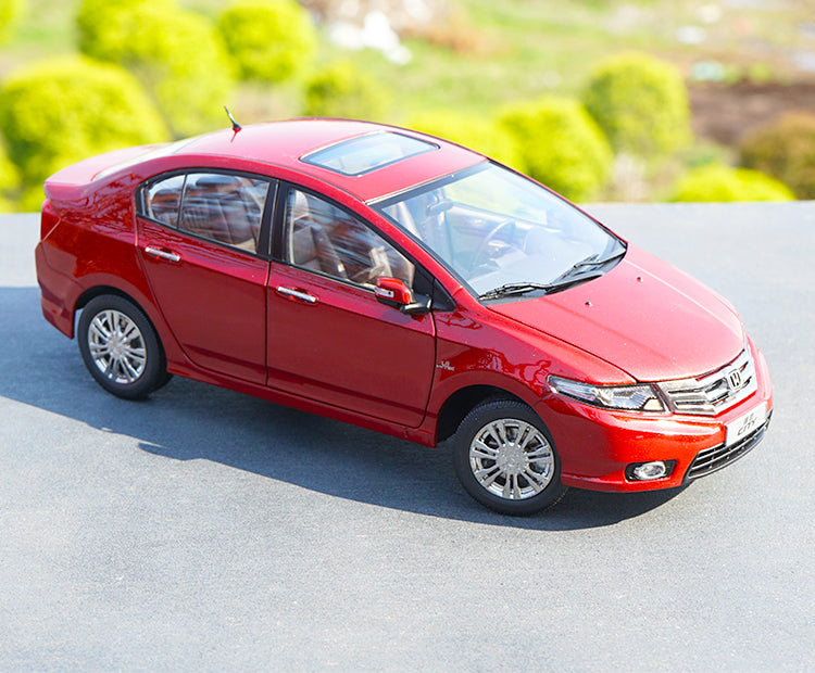 Original factory collectible 1:18 HONDA CITY diecast scale car model for gift, collection