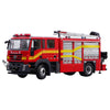 Original 1:24 SAIC Iveco Hongyan Jieshi 350 main battle Diecast fire truck alloy rescue truck model for collection