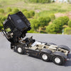 Original factory Black 1:24 Sinotruk HOWO A7 Diecast tractor model for gift, collection