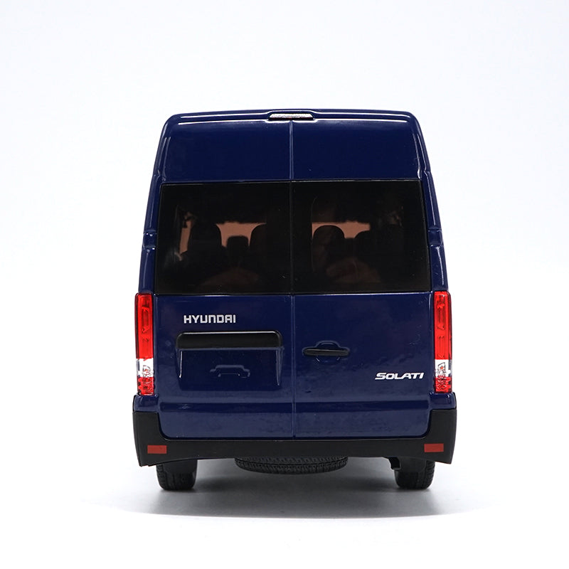 High simulation 1:24 HYUNDAI SOLATI H350 MPV (BLUE) DIECAST MODEL VAN