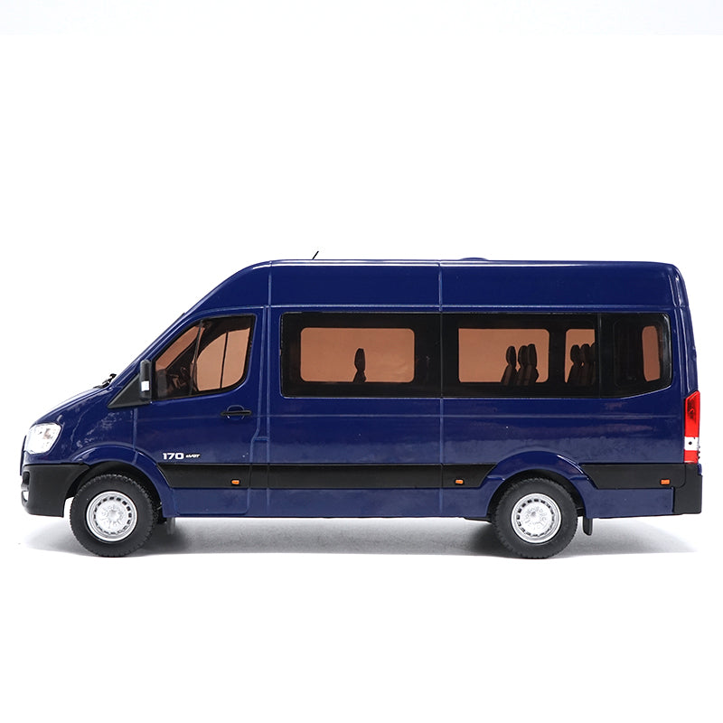 High simulation 1:24 HYUNDAI SOLATI H350 MPV (BLUE) DIECAST MODEL VAN