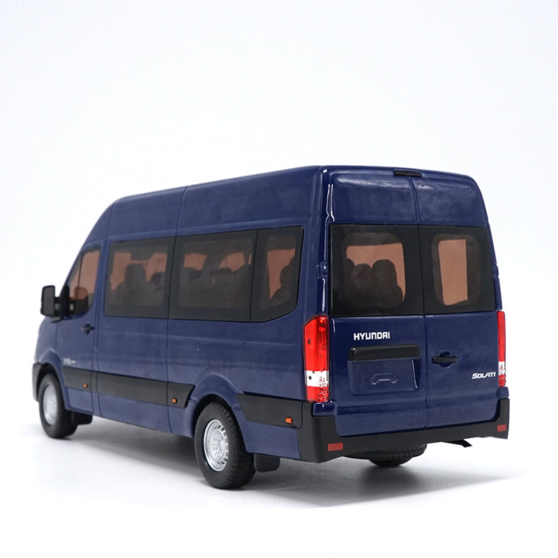 High simulation 1:24 HYUNDAI SOLATI H350 MPV (BLUE) DIECAST MODEL VAN