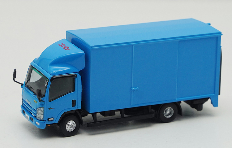 Original factory 1:76 ISUZU N-Series M1 Hong Kong diecast medium van truck models for gift, toys