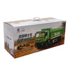 Original factory Green/Red 1:24 SAIC Hongyan IVECO GISINFO intelligent 8*4 6*4 diecast dump truck model for gift, collection