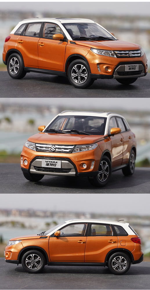 Original factory Changan Orange/Red/White 1:18 Suzuki Vitara Diecast alloy simulation car model for gift, collection