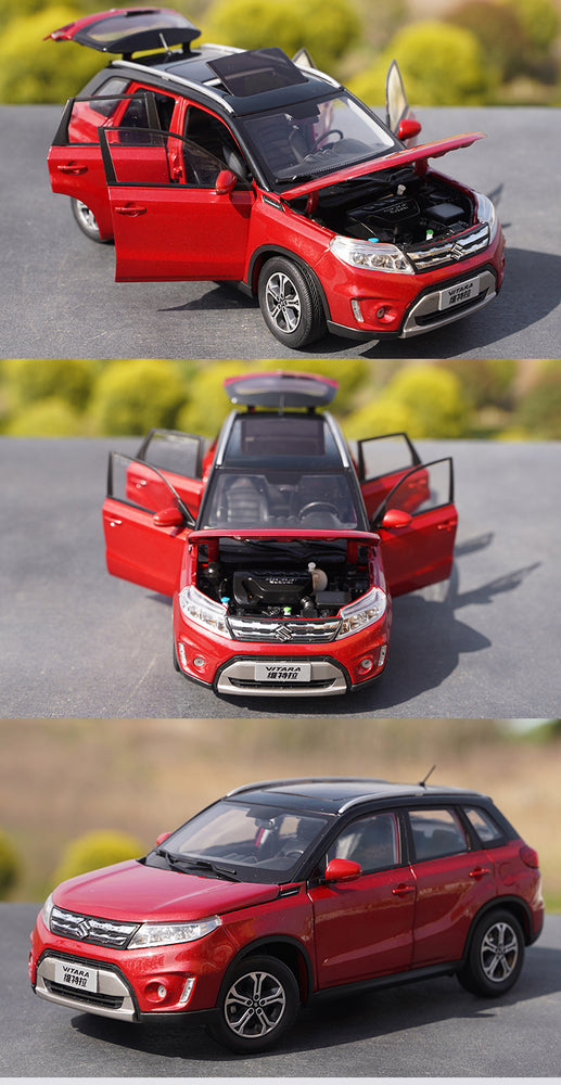 Original factory Changan Orange/Red/White 1:18 Suzuki Vitara Diecast alloy simulation car model for gift, collection