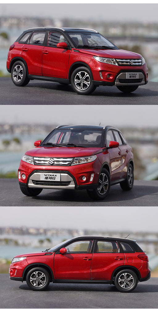 Original factory Changan Orange/Red/White 1:18 Suzuki Vitara Diecast alloy simulation car model for gift, collection