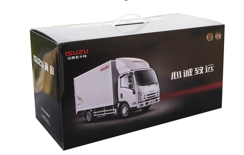 Original factory 1:18 Isuzu Yifang Wing ES diecast light truck model for gift, collection