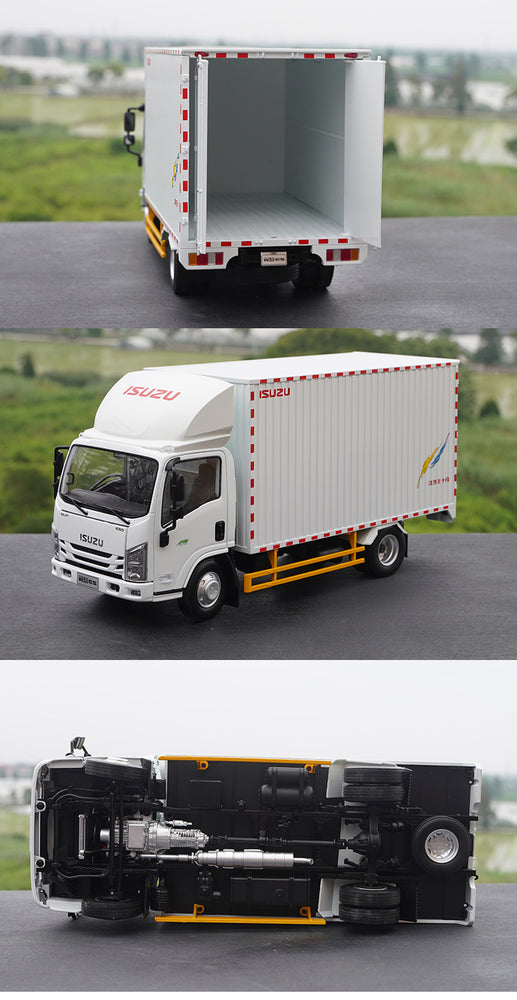 Original factory 1:18 Isuzu Yifang Wing ES diecast light truck model for gift, collection