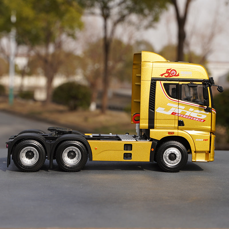 Classic Alloy Model Gift 1:24 Original China FAW JH6 Truck Tractor Trailer Vehicles DieCast Classic Model Collection Decoration