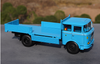 Original Blue 1:24 Sinotruk Yellow River JN150 8 ton cargo truck model Alloy heavy truck toy vehicle for gift