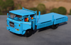 Original Blue 1:24 Sinotruk Yellow River JN150 8 ton cargo truck model Alloy heavy truck toy vehicle for gift