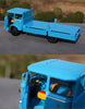 Original Blue 1:24 Sinotruk Yellow River JN150 8 ton cargo truck model Alloy heavy truck toy vehicle for gift