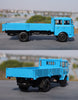 Original Blue 1:24 Sinotruk Yellow River JN150 8 ton cargo truck model Alloy heavy truck toy vehicle for gift