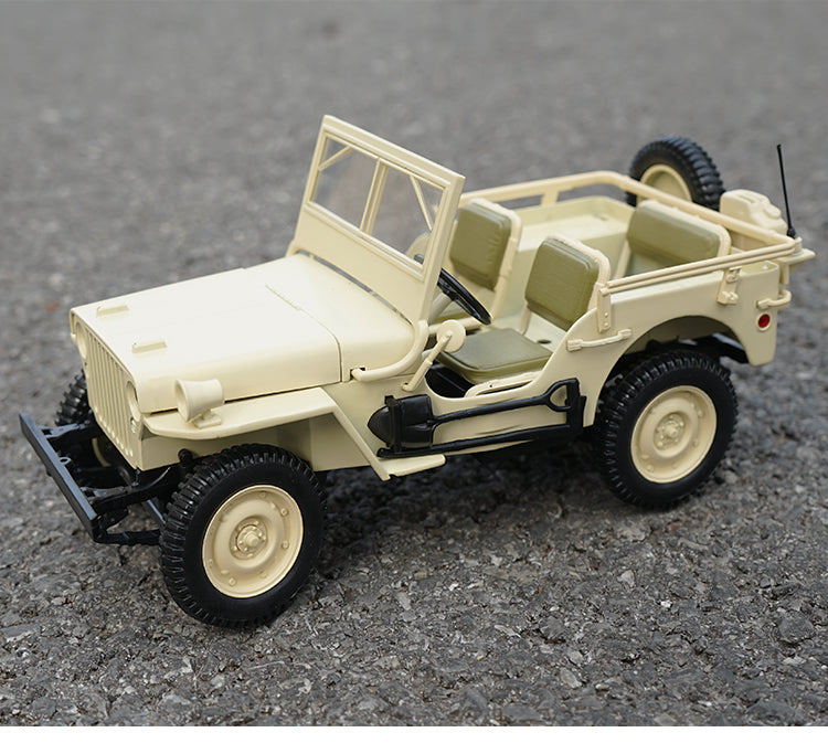 Original factory high quality NOREV 1:18 Jeep Willis 1924 zinc alloy metal diecast car model for gift, collection