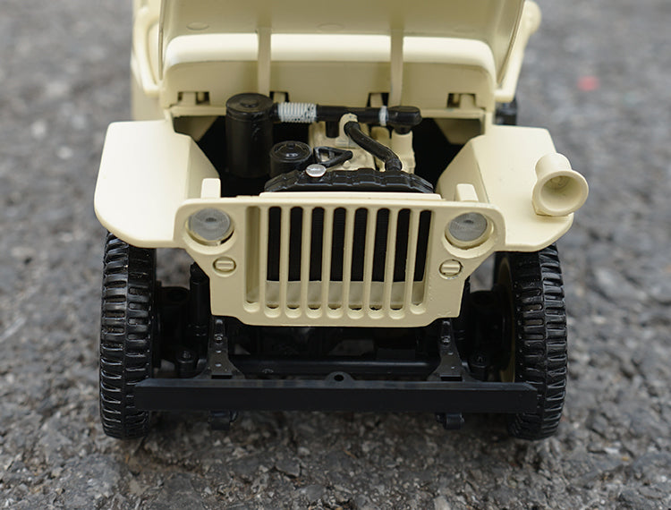 Original factory high quality NOREV 1:18 Jeep Willis 1924 zinc alloy metal diecast car model for gift, collection