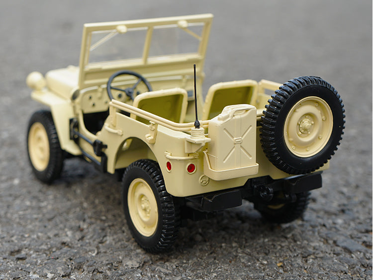 Original factory high quality NOREV 1:18 Jeep Willis 1924 zinc alloy metal diecast car model for gift, collection